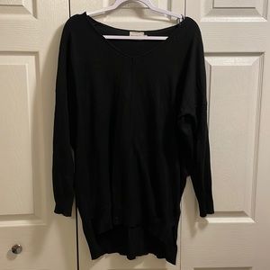 Comfy Black Sweater Tunic
